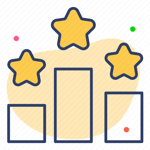 Rating star, rating, position, competition, winner icon - Download on Iconfinder