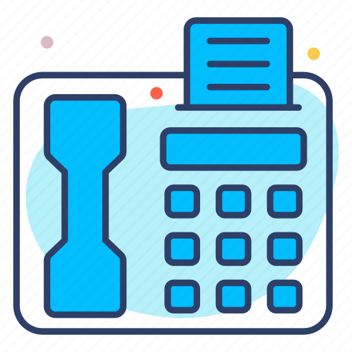 Telephone, phone call, fax, communication, landline icon - Download on Iconfinder