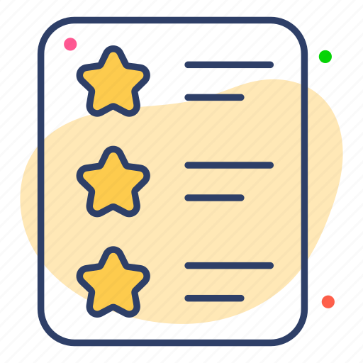 Reviews, rating, star, feedback, ranking icon - Download on Iconfinder