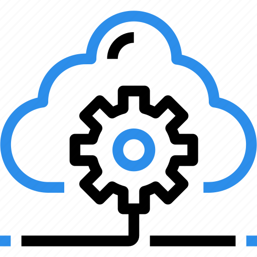 Cloud, data, database, gear, management, process icon - Download on Iconfinder