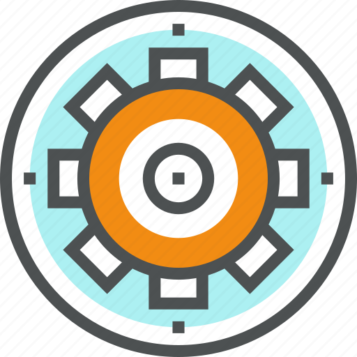 Cog wheel, cogwheel, engineering, gear, mechanism, technical, work icon - Download on Iconfinder