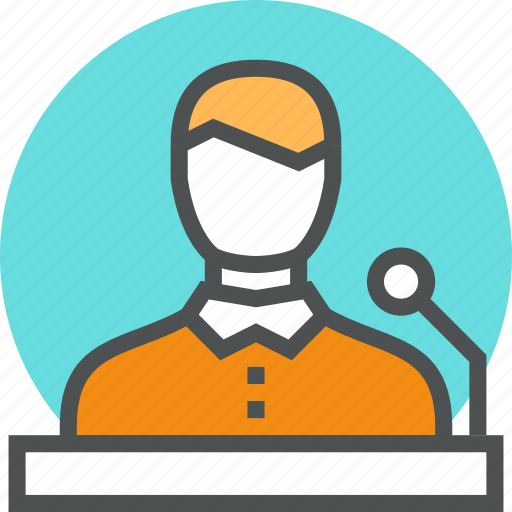 Conference, mentor, person, presentation, seminar, speech, traning icon - Download on Iconfinder