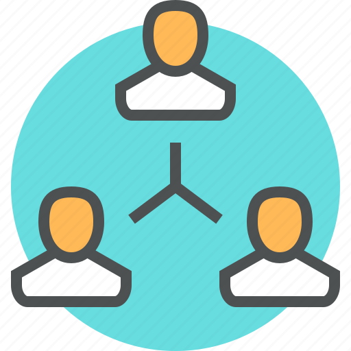 Company, corporate, hierarchy, management, network, organization, team icon - Download on Iconfinder