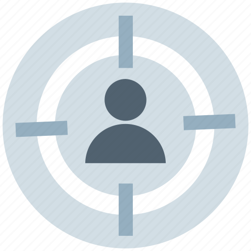 Business target, focus, man, person target, target, user target icon - Download on Iconfinder