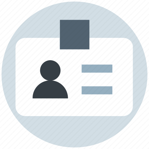 Badge, card, id card, identity, people, profile, user icon - Download on Iconfinder