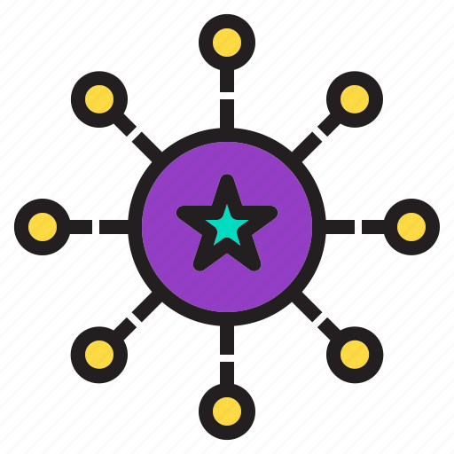 Career, communication, connection, discussion, person, star, team icon - Download on Iconfinder