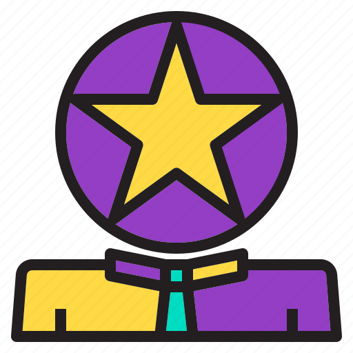 Career, communication, head, human, person, star, team icon - Download on Iconfinder