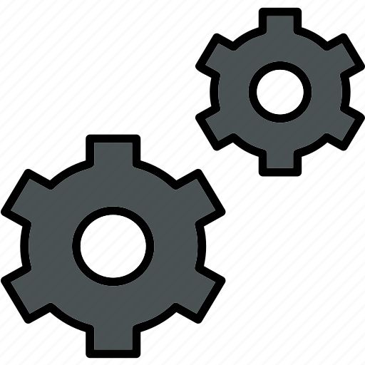 Settings, cogs, configuration, gears, machine, system icon - Download on Iconfinder