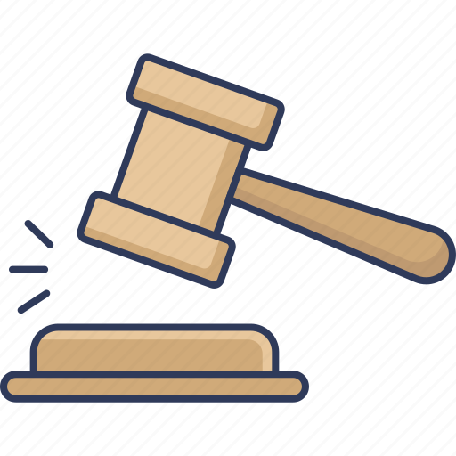 Law, auction, hammer icon - Download on Iconfinder