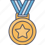 medal, achievement, success, award 