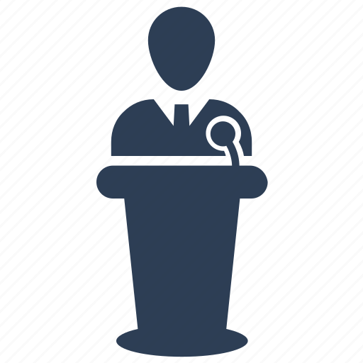 Conference, lecture, presentation, speech icon - Download on Iconfinder