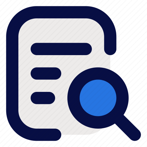 Search, file, document, information, administration icon - Download on Iconfinder