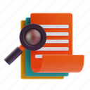 search, document, paper, magnifier, file, magnifying, searching 