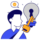 problem, solving, key, idea, innovation, creativity, big