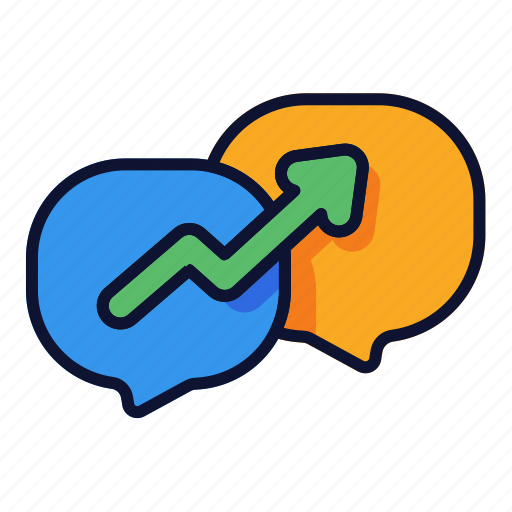 Chart, communication, talk, business, analysis icon - Download on Iconfinder