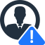 account alert, account, alert, notification, warning, security, user, profile, caution 