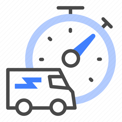 Quick, delivery, shipping, carry, courier, transport, fast icon - Download on Iconfinder