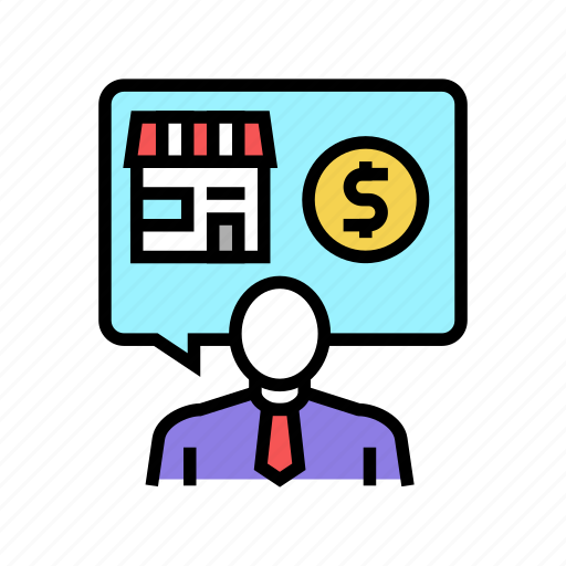Businessman, buying, selling, shop, business, motivation icon - Download on Iconfinder