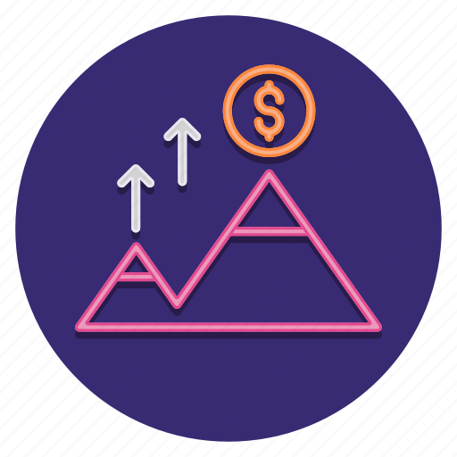 Challenge, dollar, mountain, pyramid icon - Download on Iconfinder
