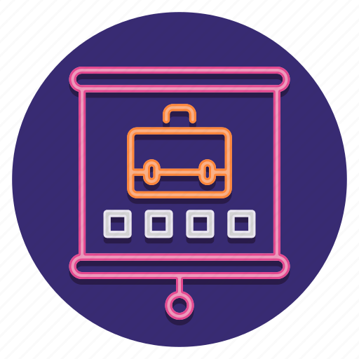 Briefcase, business, chart, presentation icon - Download on Iconfinder