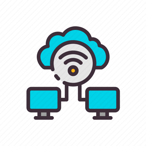 Cloud, computer, connection, data, technology, wifi, work icon - Download on Iconfinder