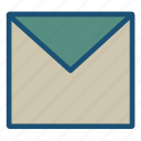 mail, message, new icon