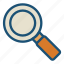 magnifier, search, zoom icon 