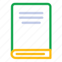 book, bookmark, open icon