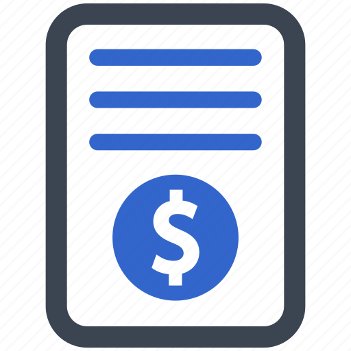 Bill, document, financial bill, invoice, receipt icon - Download on Iconfinder