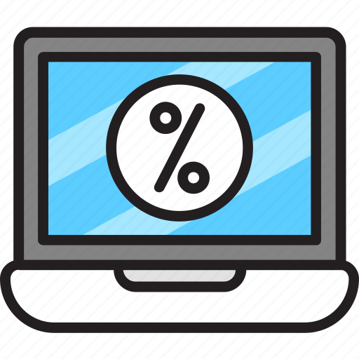 Business, calculation, computer, finance, online, percentage icon - Download on Iconfinder