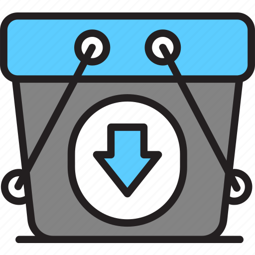 Bucket, business, finance icon - Download on Iconfinder