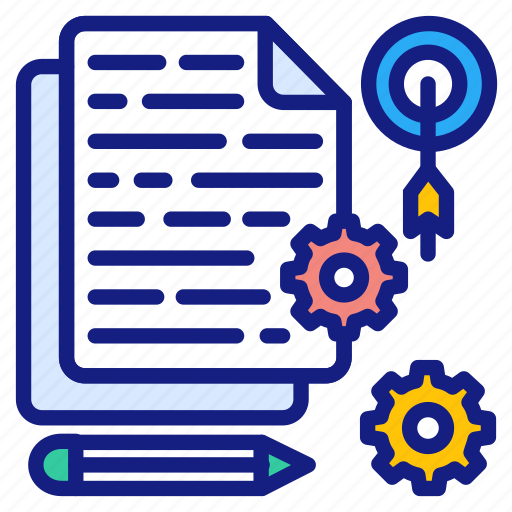 Content, management, cogwheel, gear, development, modified, documents icon - Download on Iconfinder