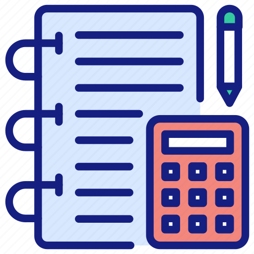 Accounting, bookkeeping, finance, calculate, calculator, math, calculation icon - Download on Iconfinder
