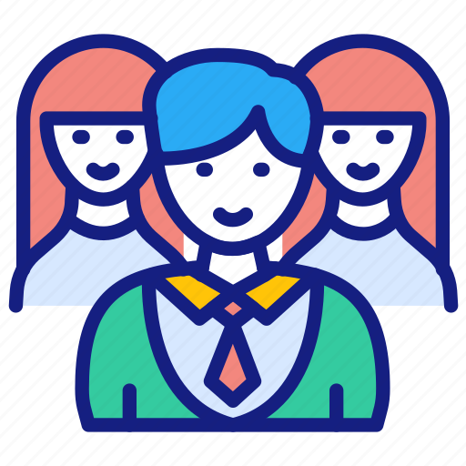 Team, leader, businessman, group, man, people, users icon - Download on Iconfinder