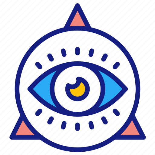Eye, of, providence, god, modern, pyramid, triangle icon - Download on Iconfinder