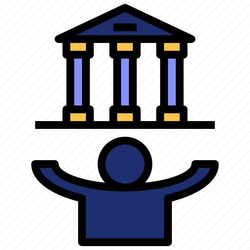 Bank, government, institution, finance, business, owner icon - Download on Iconfinder
