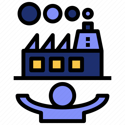 Factory, production, industry, business, owner icon - Download on Iconfinder