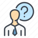 ask, avatar, info, person, profile, question, user