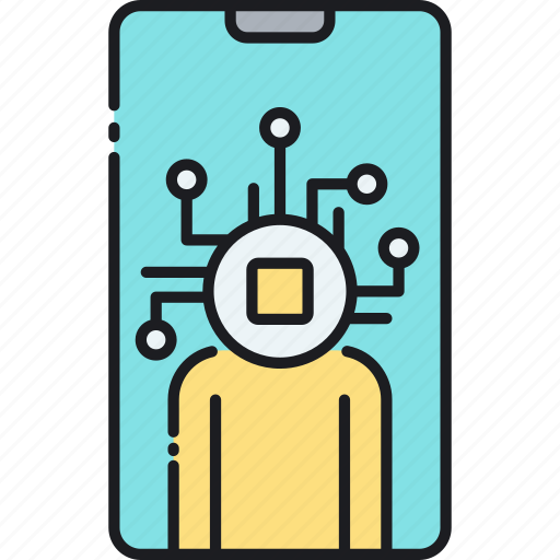 Digital, digital man, man, mobile app icon - Download on Iconfinder