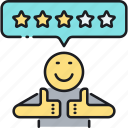rating, review, star