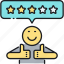 rating, review, star 