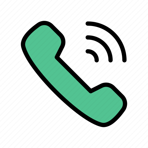 Call, communication, dial, phone, receiver icon - Download on Iconfinder