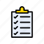 checklist, clipboard, document, planning, tasklist 
