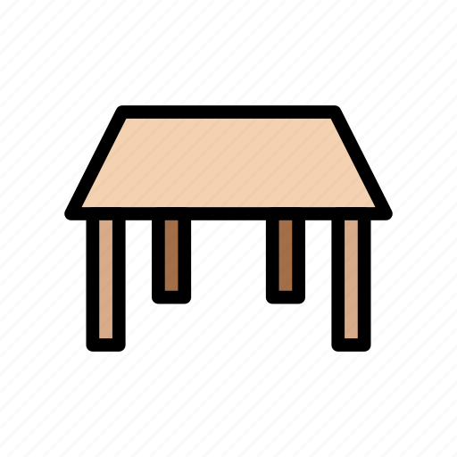 Desk, furniture, interior, office, table icon - Download on Iconfinder