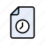 deadline, document, file, form, stopwatch 