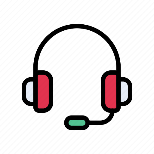 Audio, headphone, headset, speaker, support icon - Download on Iconfinder