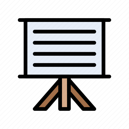 Board, lecture, presentation, teaching, training icon - Download on Iconfinder