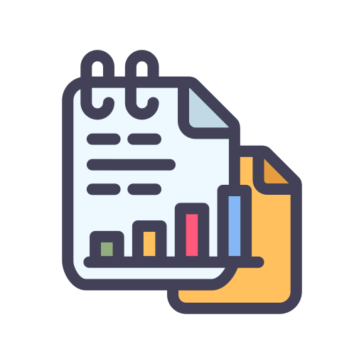 Planning, marketing, business, document, report, paper, bar icon - Download on Iconfinder