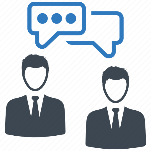 Businessman, discuss, meeting icon - Download on Iconfinder