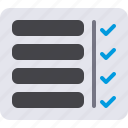 check, flat icon, checklist, list, document, checkbox, business, clipboard